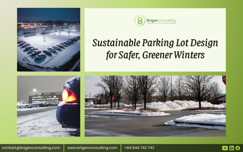 Sustainable Parking Lot Design for Safer, Greener Winters